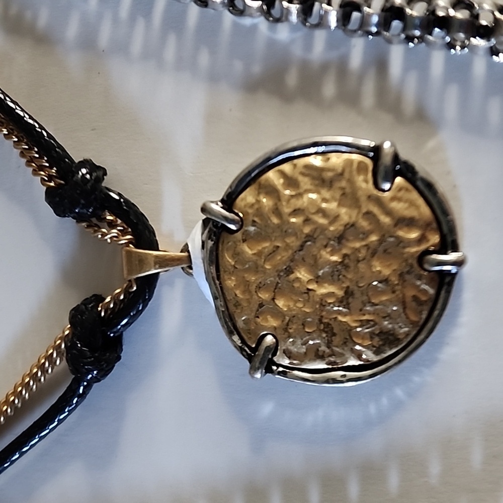 ZARA Pack of 3 Medallion Horn Neckaces - Picture 6 of 13